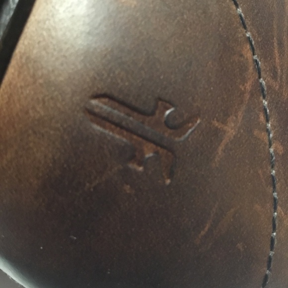 Frye Men’s Brown Leather Double Monk Strap Shoes Size 10D - Picture 5 of 9